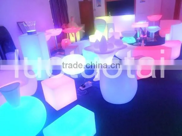 High quality glow LED Bar Stool/LED Bar Chair