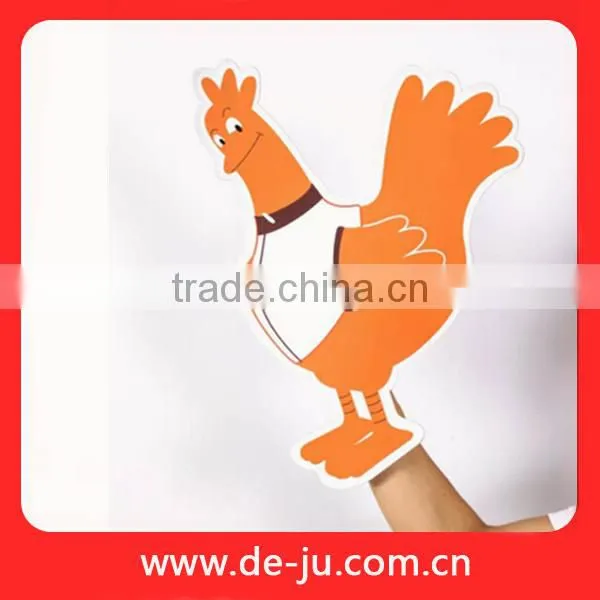 Purple Dots Printing Two Fingers Cheering Foam Sponge Hand