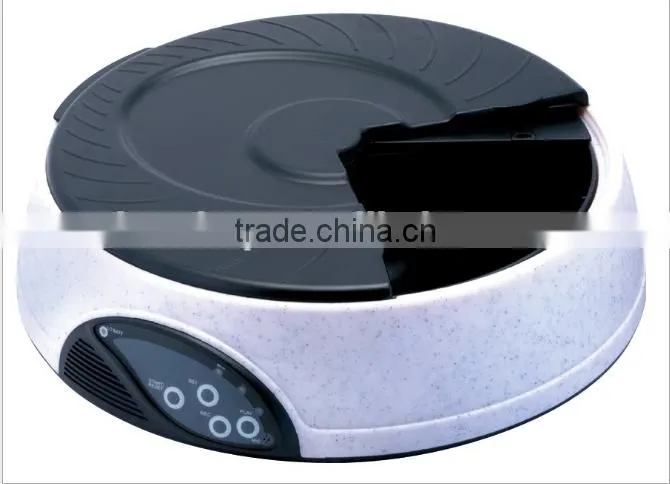 Hot-selling European Fashion Style 4 Meals Automatic Pet Feeder, Battery-Powered Automatic Pet Feeder With Large Seperate Trays