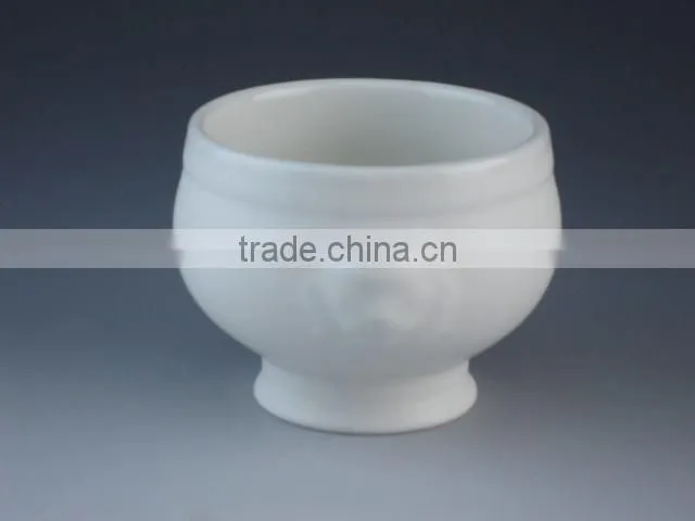 small casserole without lid 350 ml glazed porcelain microwave safety