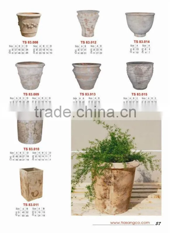 Vietnam terracotta flower planter