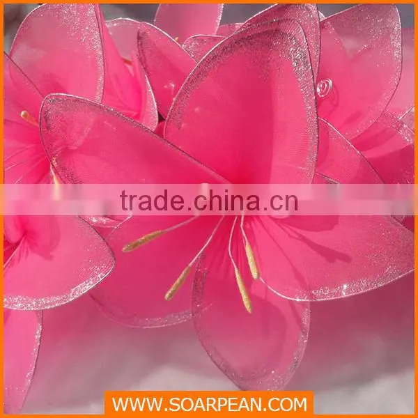 artificial plastic flower & wreath