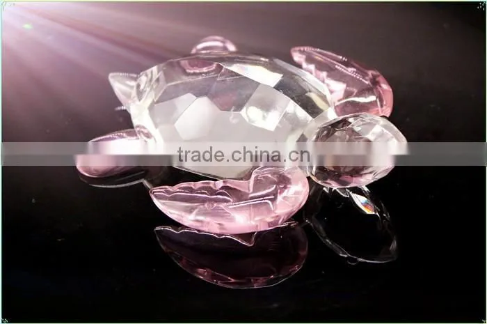 Creative gift yellow crystal animal model decoration gift or as small wedding gift