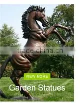 Customed modern garden sculpture bronze alligator art