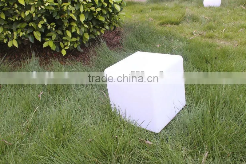 rechargable colorful led cube chair ES003