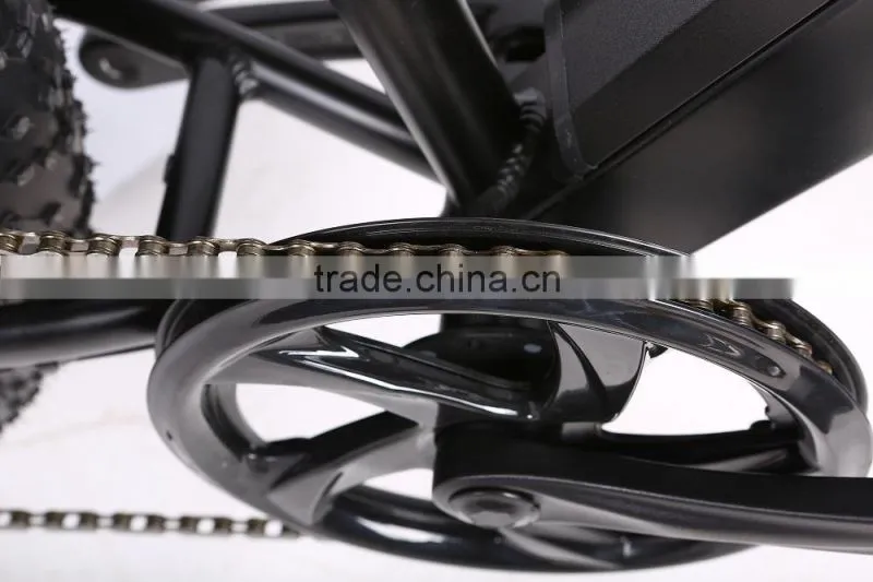 2017 New style 26 inch fat tire electric bike snow bike