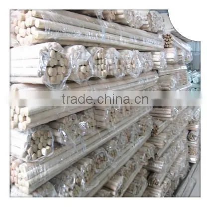 professional supplier wooden broom handle covered pvc