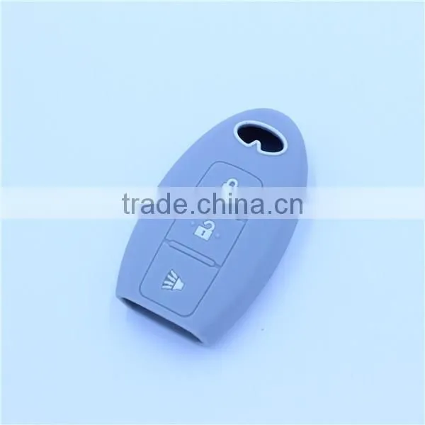 Silicone rubber fob key bag for infiniti 3 button keys