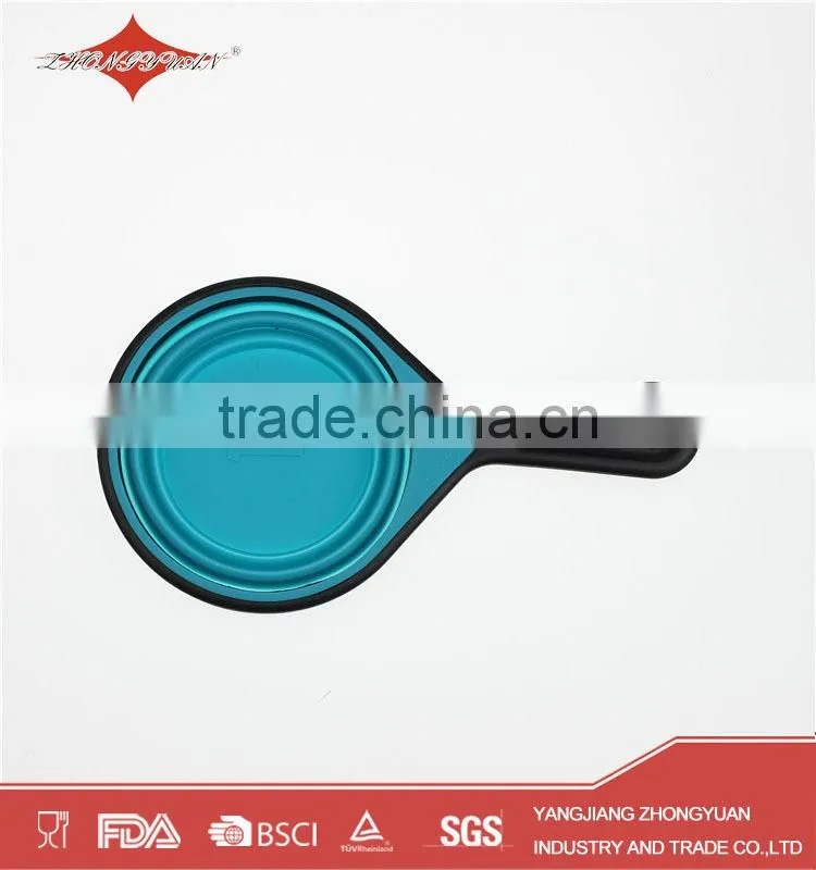 Multicolor new design 4pcs of silicone measuring tools measuring spoons