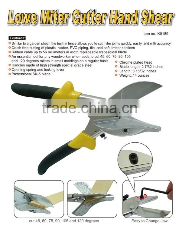 Lowe Miter Cutter Hand Shear