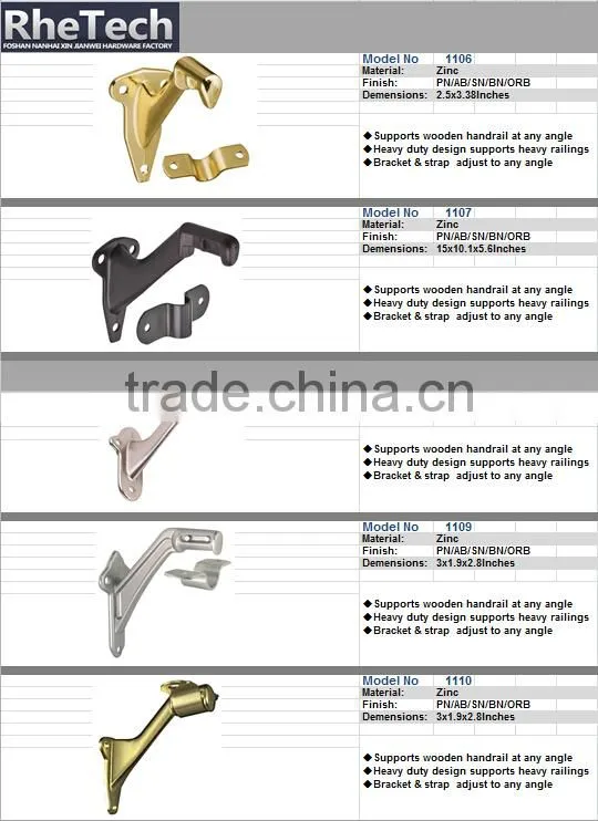 Factory supply Stair handrail mounting bracket