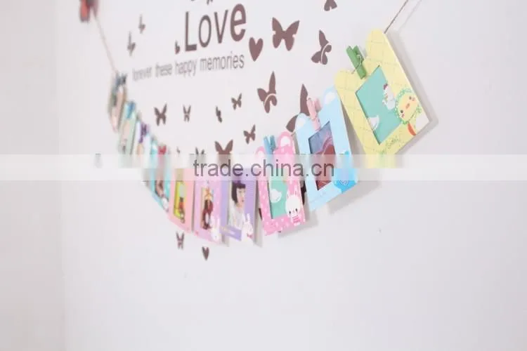 10pcs/set 3Inches Fancy Wall Hanging Baby Photo Picture Frame