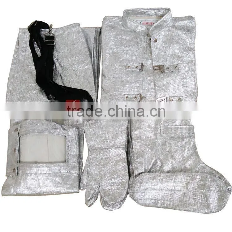 Heat resistant fire defense dress suit with Scba bags(Proof 1000 Degrees Celsius)