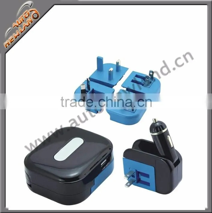 The plug can turn degree/AC to DC car phone charger