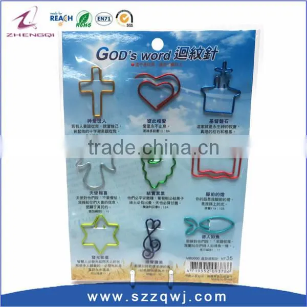 Metal paper clip Office binding supplies China clip paper factory