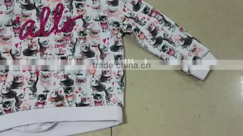 Girl's new fashion good quality beautiful pullover stock clearance