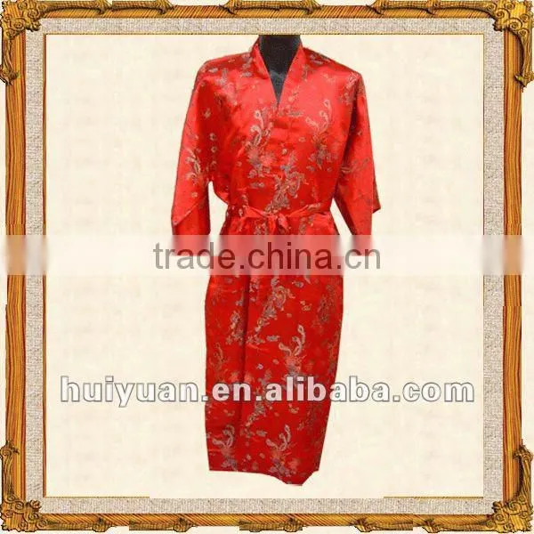 3 different colors for silk kimono robes
