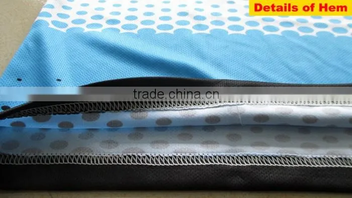 Breathable fabric for sublimation dry fit running shirt