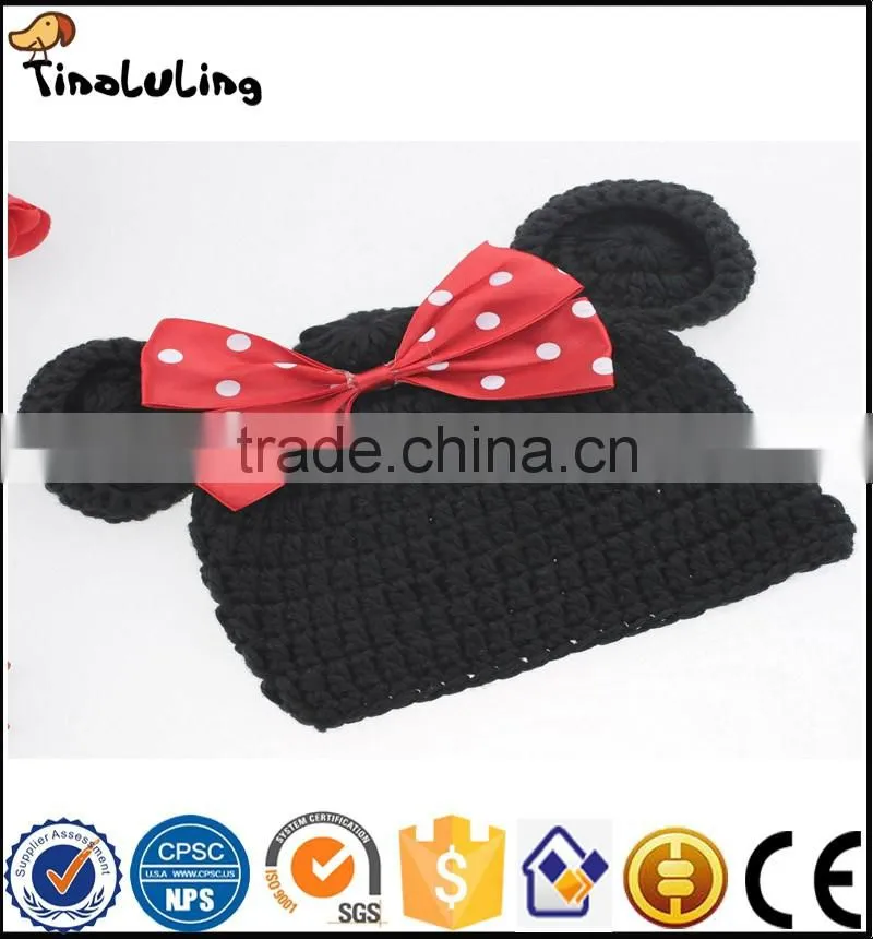 Tinaliuling Newborn Baby Costume Infant Knit Mouse Outfits Photo Props