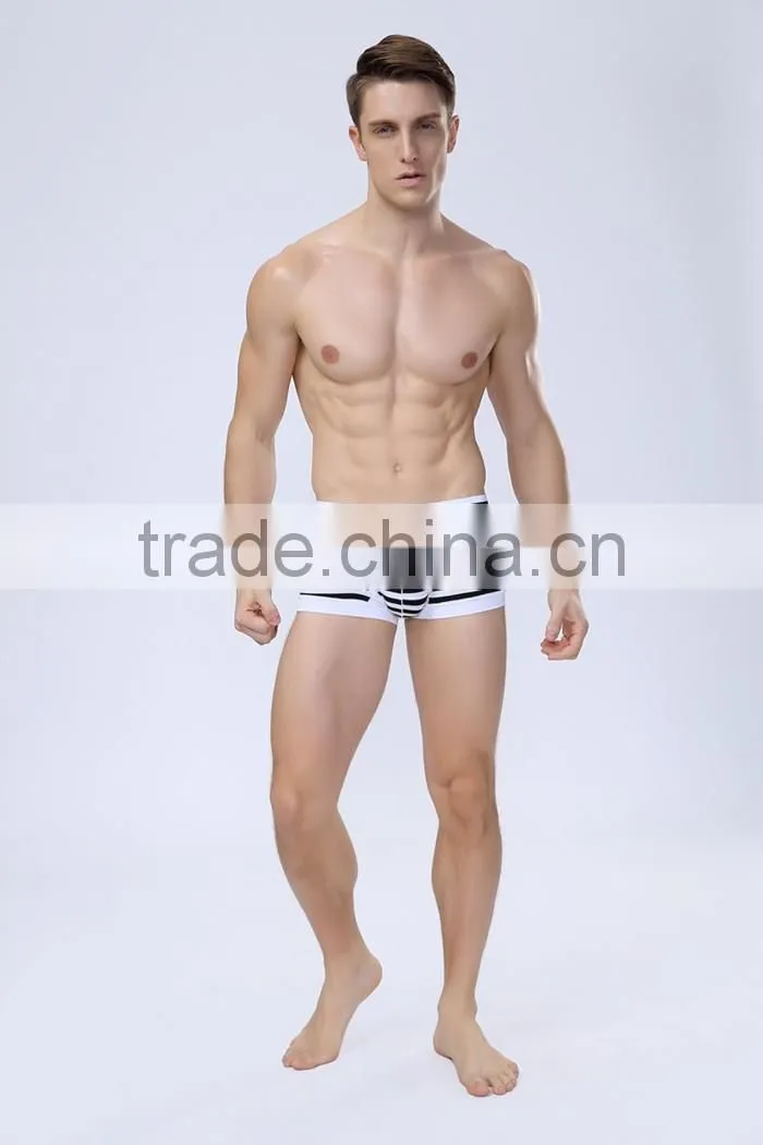 Hot Sale Fashion Style Men White Underwear Cotton And Spandex Shorts For Men New Arrival Quality Comfortable Men Boxers