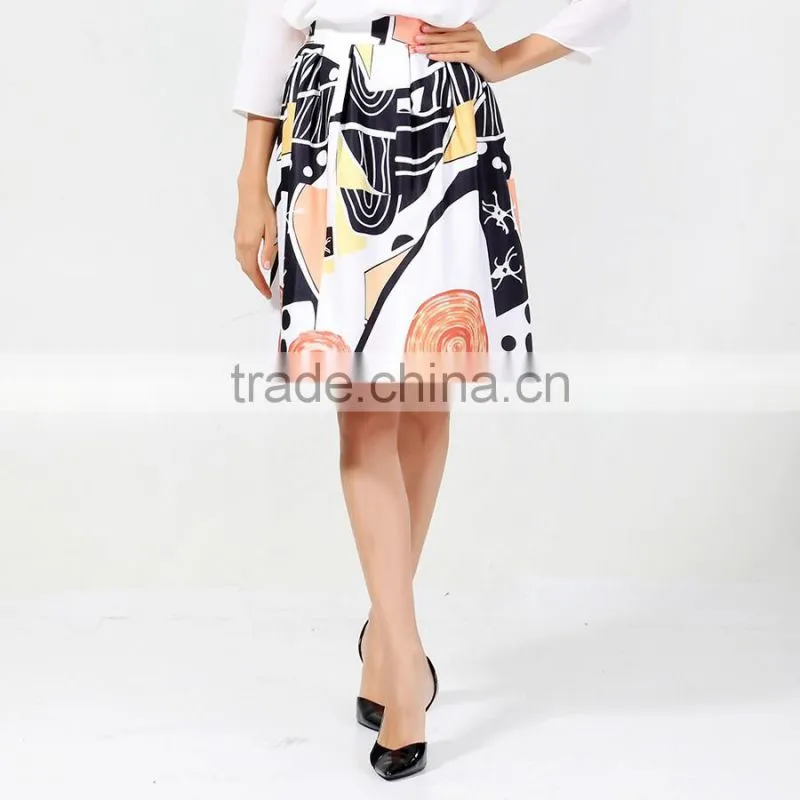 new fashion school girl mini skirt rubber korean printed skirts