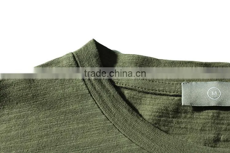 60%cotton 35polyester 5%spandex rayon slub cotton t-shirts for men