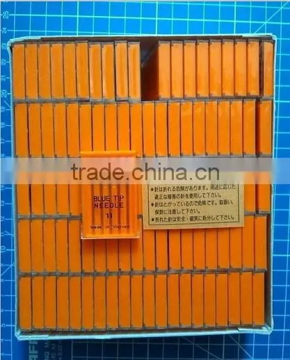 janome brand domestic sewing needle blue tip needle blue stitch needle size 11 number 990311000
