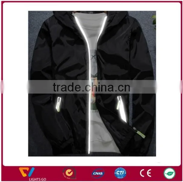 Custom High light reflective heat transfer PET film press tape for making Reflective Zipper for clothes