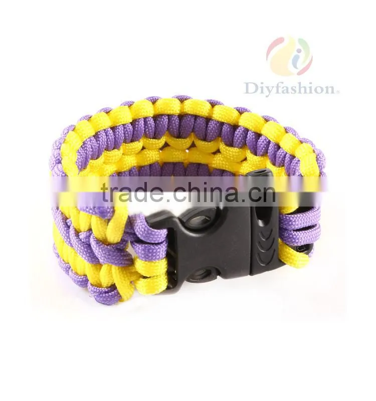 Wholesale Outdoor Survival Bracelet Paracord, Handmade Bracelet For Men Women PC6011-6