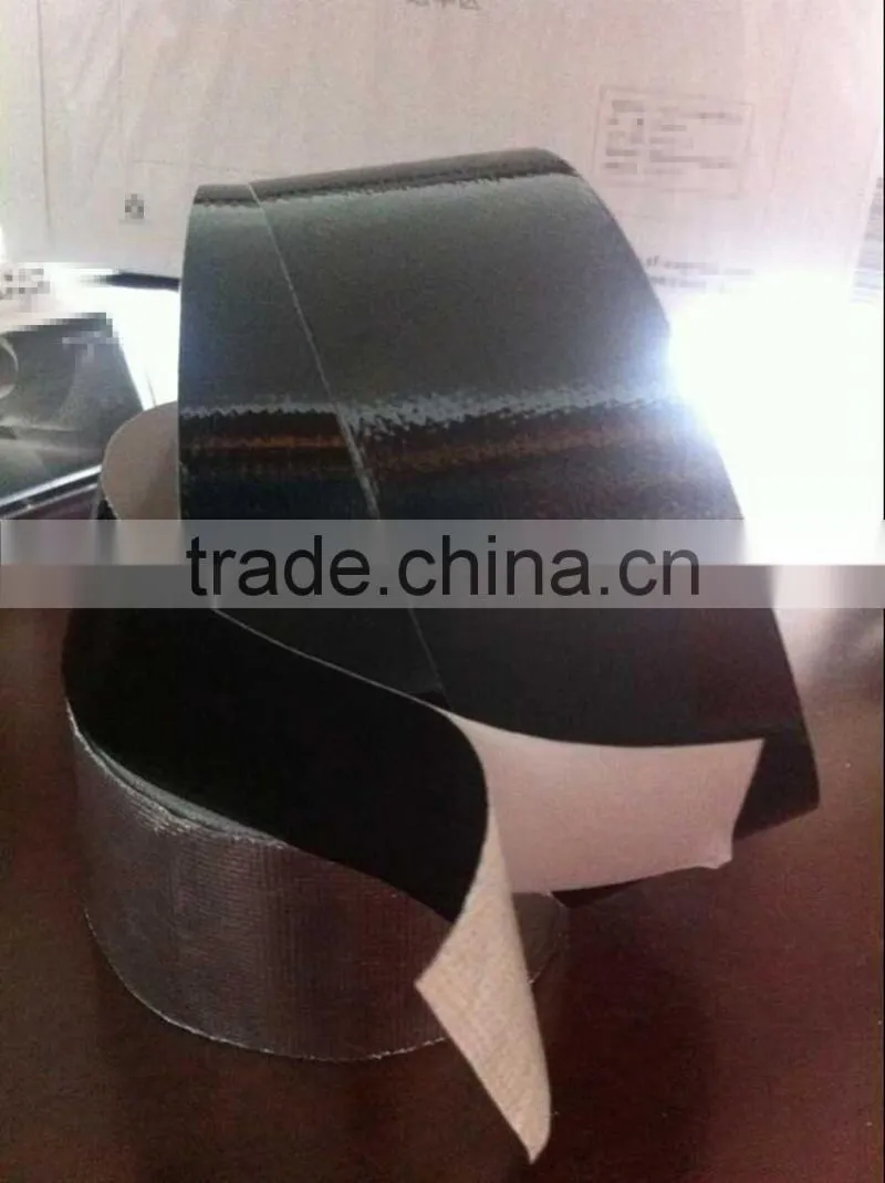 black fiberglass insualtion aluminum foil tape