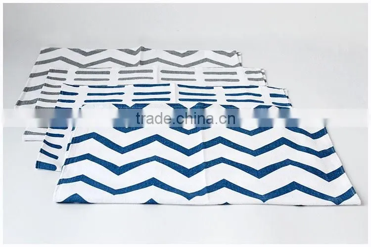 Eco - friendly Factory Price wholesale stripe kitchen tea towels
