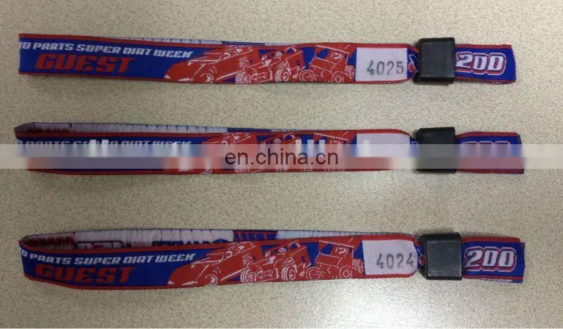 Festival fabric wristband