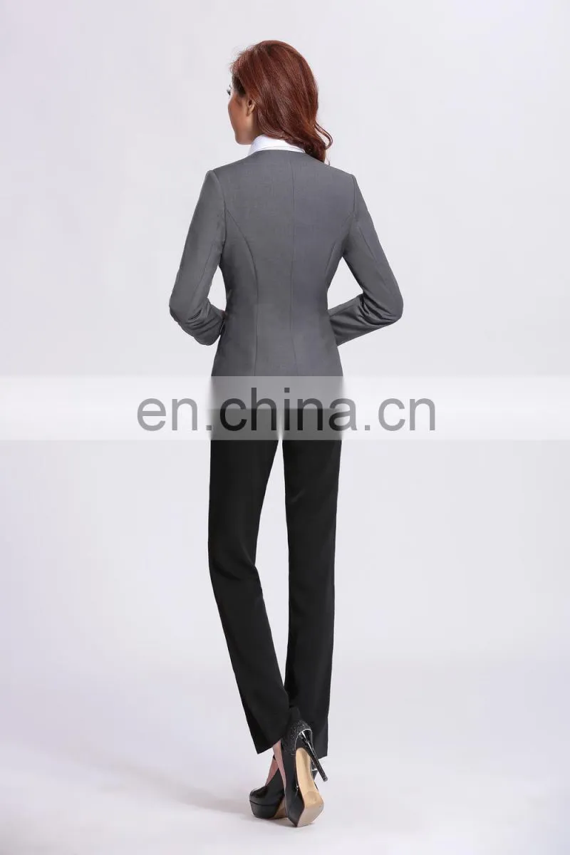 Jiangxi supplier fashion office lady uniform, business lady suit
