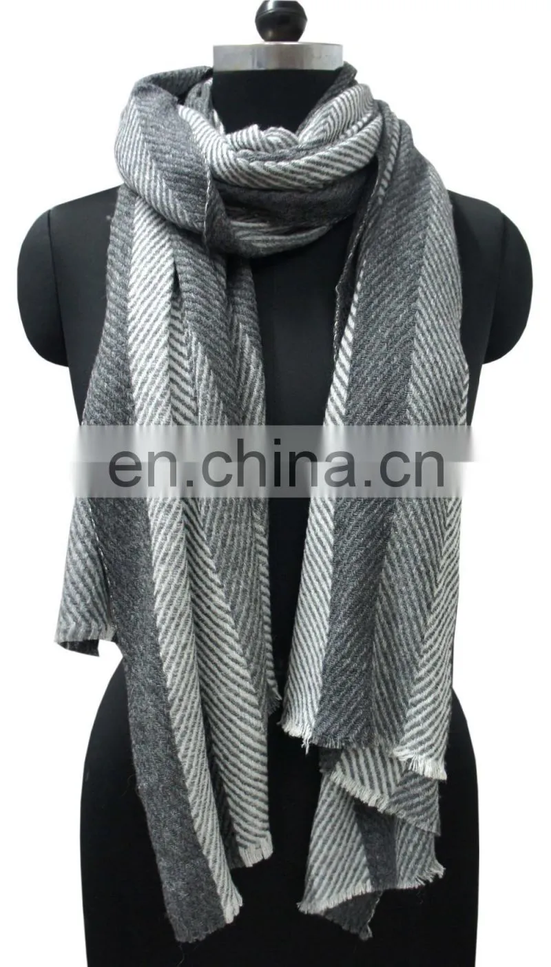 New Styles Pashmina wool shawls , Stoles 2016 Herringbone pashmina shawls