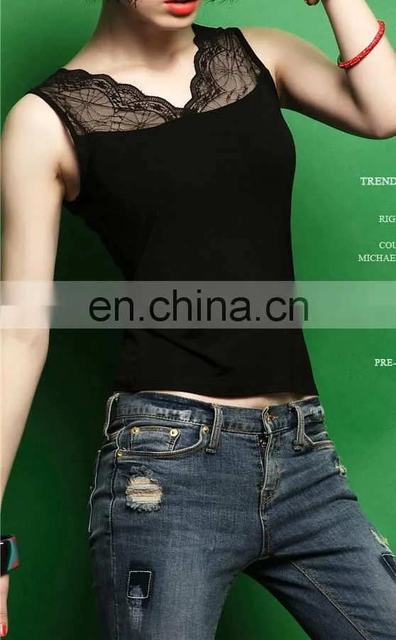 2015 fashion women V neck camisole