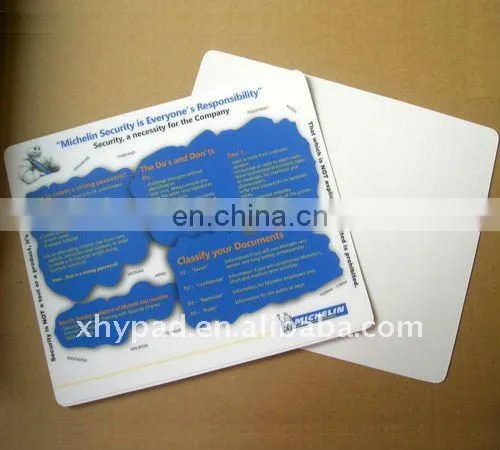 Round custom adhesive mouse pad