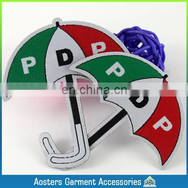 private custom label clothing woven badges