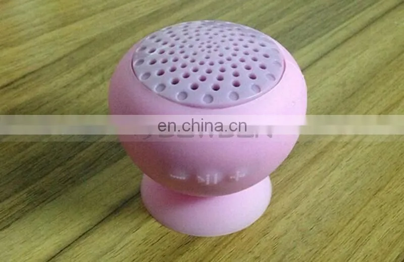 140mm 3W Bass Support Card Cute Silicone Sucker Wireless Mini Speaker
