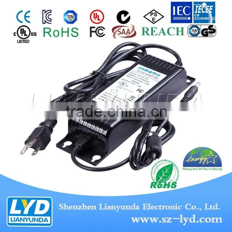 KC CE PSE UL approved Switching power supply 15v 6a ac dc adapter 19v 10a with one year warranty for LED lighting