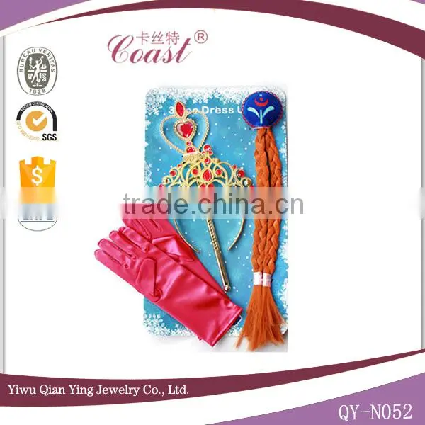 blond braided frozen elsa head band hair piece