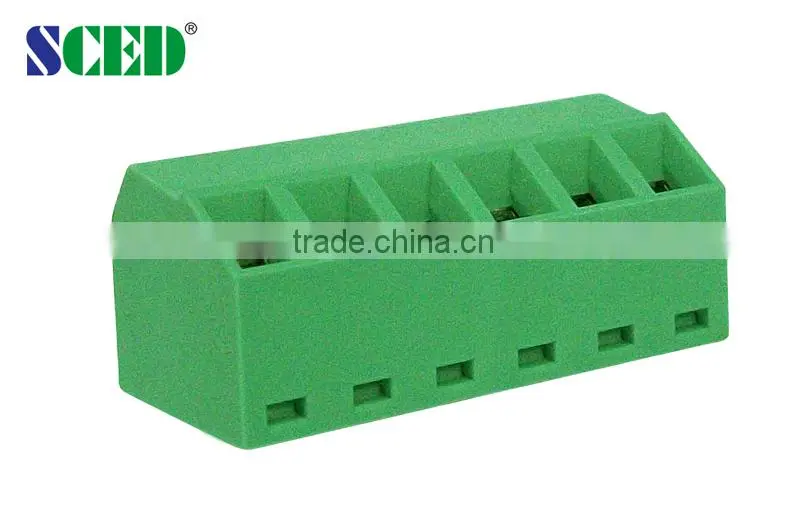 electric terminal block brass connector 3.81 pitch screw series for electronics