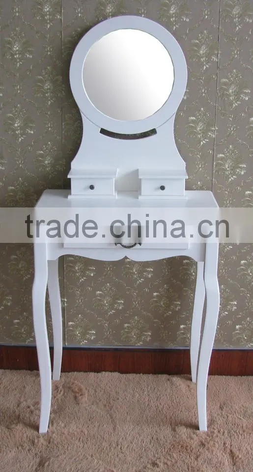 promotion wooden dressing tables with mirror and stool