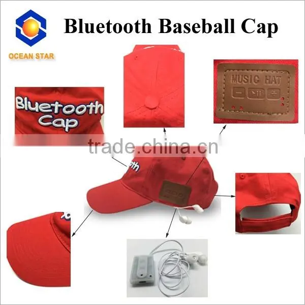 bluetooth music hat cap with stereo headphone adult bluetooth cap