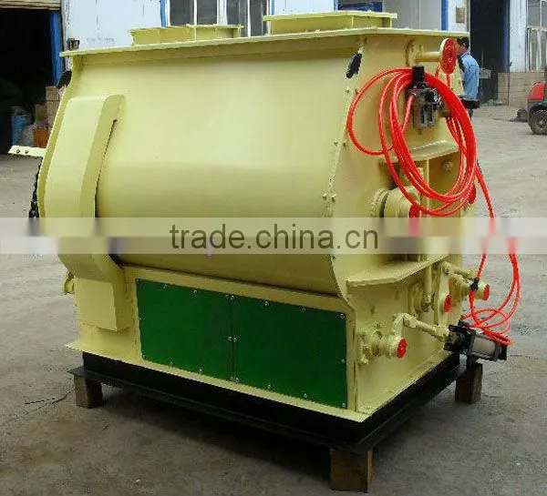 250kg/batch double paddle shaft fertilizer mixer