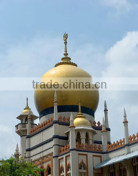 Fiberglass reinforced roof mosque dome