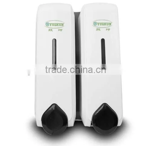 New 700ml Double Soap/Shampoo Dispenser Lotion Pump Action Wall Mounted Shower YK1051