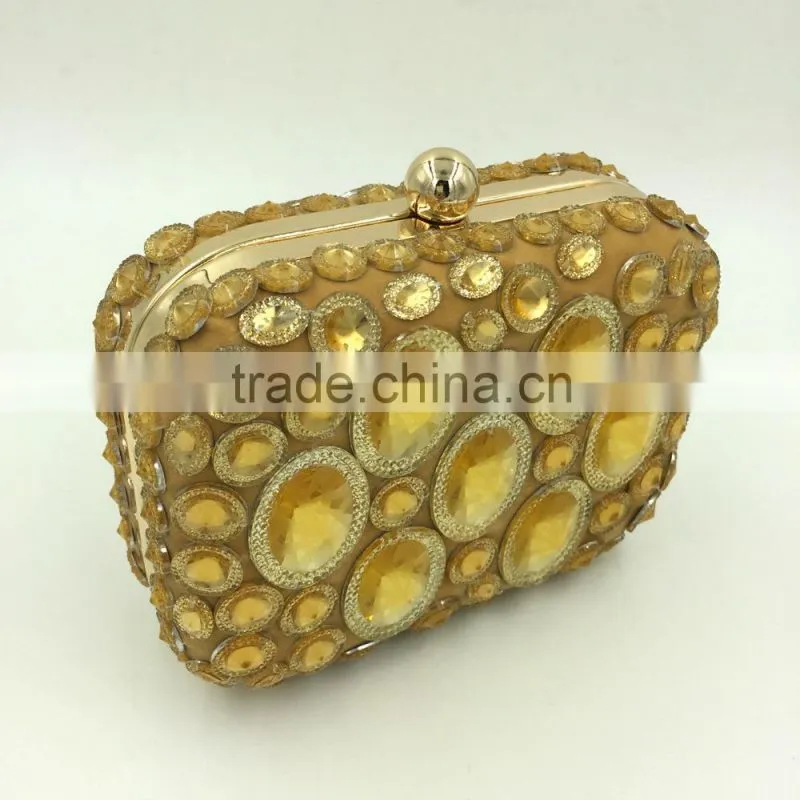 hot sale colorfull rhinestone clutch bag have stock