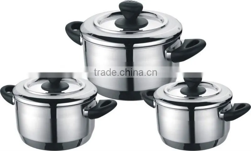 Cookware set stainless steel