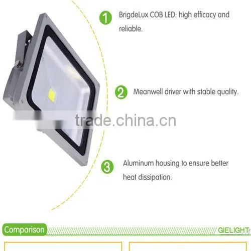 waterproof 50 W led flood light