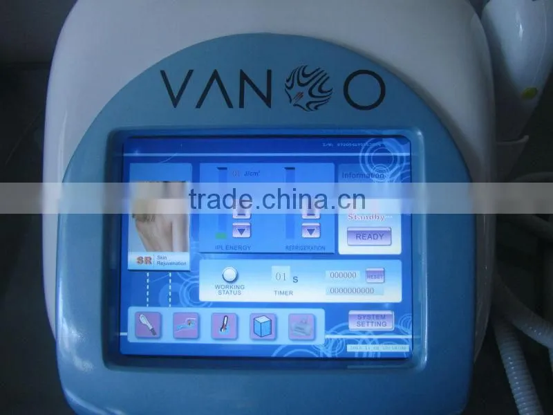 skin laser IPL machine with Germany Hereaus brand lamp